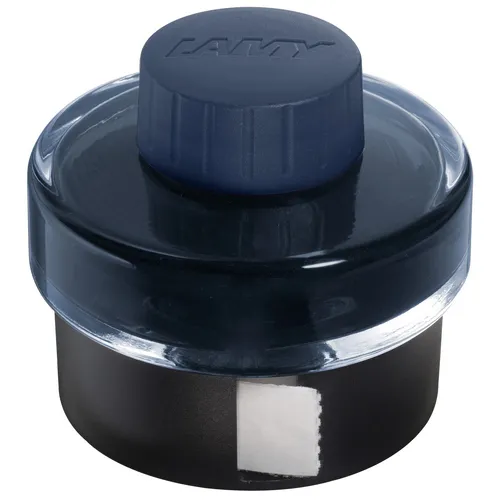 1x LAMY Tintenglas T52 50 ml – blau schwarz/ dunkelblau - für Konverter geeignet