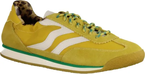 Maripe Pure V.8 Damensneaker, Gelb, Doppelschnürung - Stilvolle Damenschuhe - Maripe Pure V.8 – modischer Damensneaker in Gelb mit Doppelschnürung. Der Schuh vereint Komfort und trendiges Design, ideal für vielseitige Outfits. Perfekte Passform dank Dehneinsätzen und wechselbarer Decksohle.