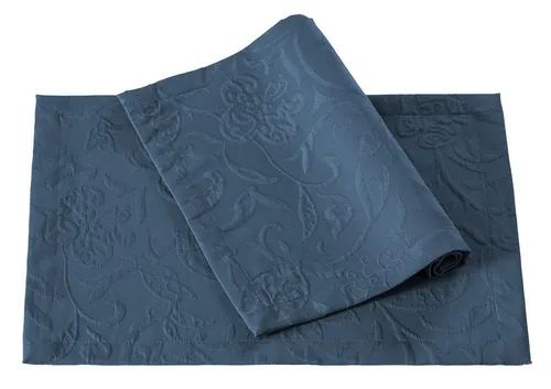 PICHLER Platzset Tischset 6er Set Cordoba Rechteck 035/050 indigo, (Spar-Set, 6-St., 6 Platzdecken), Platzset Tischset Esszimmer Küche