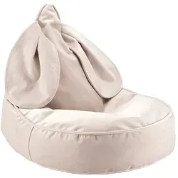 Wigiwama Bunny Beanbag Sitzsack Hase - Dusty Beige - Der Wigiwama Bunny Beanbag ist der ideale Sitzsack für Kinder. Mit seiner weichen Haptik und bequemen Form lädt er zum Entspannen und Lesen ein. Umweltfreundliche Materialien und abnehmbarer Bezug sorgen für zusätzlichen Komfort.