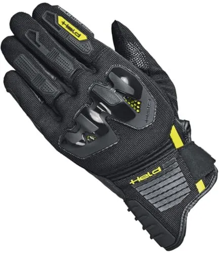 Held Sambia 2 Motorradhandschuhe Schwarz, Größe 9 - Hochwertige Motorradhandschuhe mit optimalem Grip und verstärktem Schutz, ideal für sicheres Fahren bei jedem Wetter.