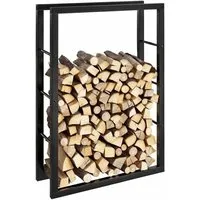 BLACK OAK Kaminholzregal JACK 150×100×25 cm – Modernes Stahlregal für Kaminholz - Das BLACK OAK Kaminholzregal JACK mit 150×100×25 cm bietet stilvolle und praktische Aufbewahrung für Kaminholz im Innenbereich. Robust, platzsparend und ideal für schmale Wandbereiche.