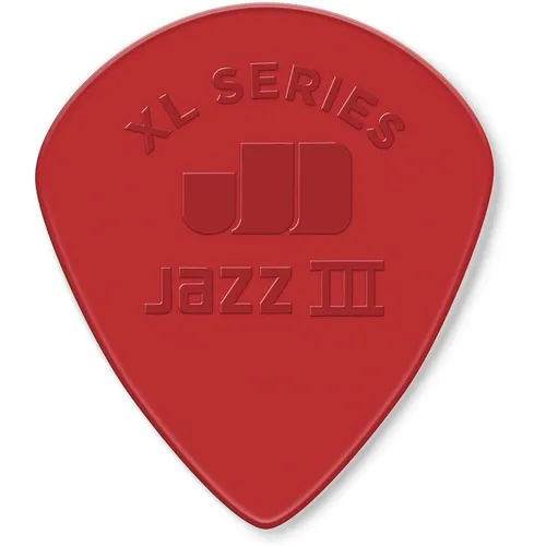 Plektrum Dunlop Nylon Jazz III XL rot (6Stck) Plek Pick NEU