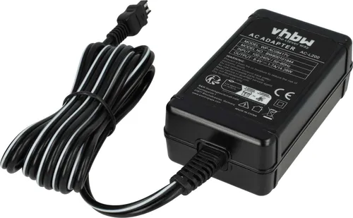 vhbw Netzteil kompatibel mit Sony Handycam DCR-SR190, DCR-SR190E, DCR-SR21E, DCR-SR15E, DCR-SR210E, DCR-SR290, DCR-SR290E Kamera, Digitalkamera, 2m