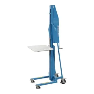HanseLifter Materialheber MES100-15 - Zubehör für Messtechnik, ideal für den einfachen Transport von Materialien mit einer Tragkraft von 100 kg und einer Hubhöhe von bis zu 1500 mm.