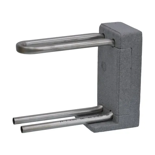 Viega Heizkörperanschlussblock 1097.6 - Edelstahl 15x185mm - Heizkörperanschlussblock aus hochwertigem Edelstahl, ausgestattet mit Dämmbox für optimale Wärmeisolierung und Langlebigkeit.