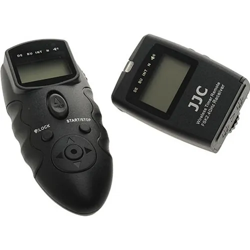 Funk Fernbedienung mit Timer für Fujifilm X-E2 und X-M1 - Praktische Fernbedienung mit LCD-Display und Hintergrundbeleuchtung, ideal für präzise Aufnahmen ohne Verwacklungen.