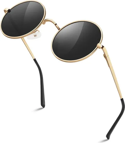 Sonnenbrille Herren Retro 70er mit UV-Schutz - Stylische Sonnenbrille im Retro-Look der 70er Jahre. Polarisiert für klare Sicht und reduziert Blendung. Ideal für zierliche Gesichtsformen, mit 100% UV-Schutz für den täglichen Einsatz.