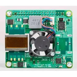 Raspberry Pi PoE+ Hat für Raspberry Pi 3B+ und Pi 4 - Einplatinenrechner mit Power over Ethernet-Funktionalität. Versorgt den Raspberry Pi direkt über Ethernet und enthält einen integrierten Lüfter zur Prozessorkühlung.