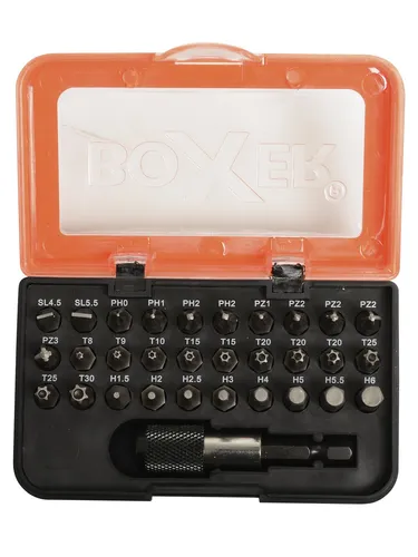 Boxer Bits set - 31 pcs. (S2 Steel)