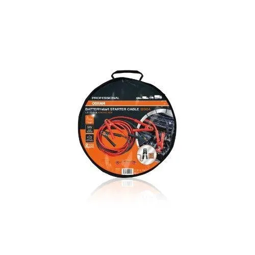 Ams-Osram PROFESSIONAL STARTER CABLE 1200A OSC500 - Starthilfe Kabel mit 1200A Spitzenstrom, ideal für schnelle und zuverlässige Starthilfe bei Autos und Nutzfahrzeugen.
