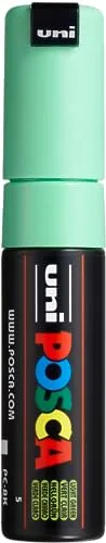 POSCA 182666 - POSCA Marker mit breiter Keilspitze, hellgrün