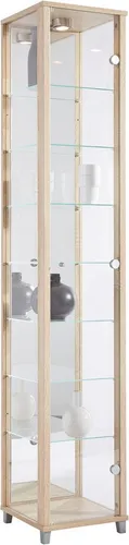 fif möbel Vitrine OPTIMA Standvitrine/Glasvitrine 1x Glastür,perfekt für Sammler,Sammlervitrine