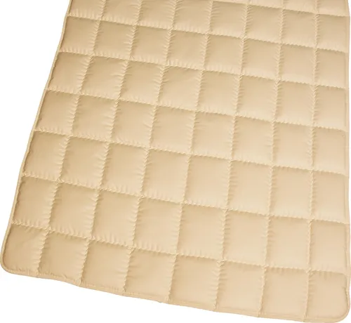 Schafwoll Rubin Matratzenauflage 140x200 - Matratzenauflage aus 100% Merinowolle, atmungsaktiv und ideal für alle Jahreszeiten. Pflegeleicht bei 30° Wollwaschgang. Hochwertige Qualität mit Öko-Tex Standard 100, für einen erholsamen Schlaf.