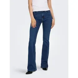 ONLY Bootcut-Jeans ONLBLUSH MW B-POC FLARED DNM PIM134 NOOS - Stylische Bootcut-Jeans von ONLY für dein Freizeit-Outfit. Elastisches Material sorgt für Komfort und Bewegungsfreiheit. Pflegeleicht und perfekt für jeden Anlass!