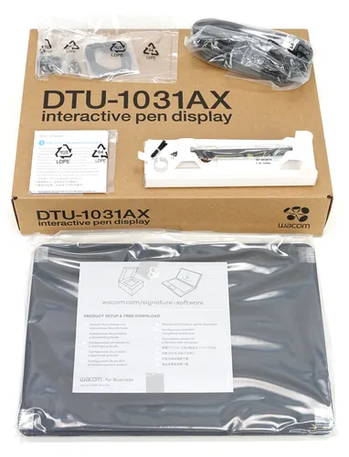 Wacom DTU-1031AX Interactive Pen Display, Stift-Display - Grafiktablet mit kabelloser und kabelgebundener Konnektivität, ideal für kreative Profis, 31 cm Bildschirmdiagonale für präzises Zeichnen und Design.