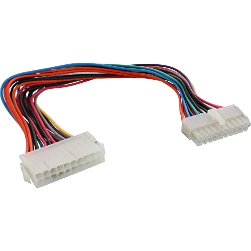 InLine 26640 Strom Verlängerung intern, 20pol Stecker / Buchse, Netzteil zu Mainboard, 0,3m