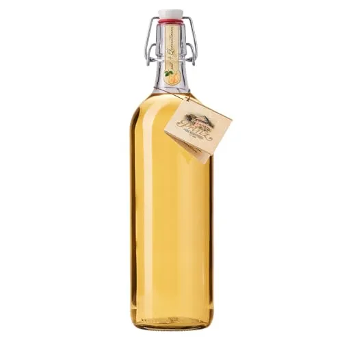 Prinz Alte Williams-Christ-Birne - Exklusiver Obstbrand - Obstbrand aus der Feinbrennerei Prinz ✔ 41 % vol ✔ 1-Liter Flasche ✔ Holzfasslagerung für unverwechselbaren Geschmack.