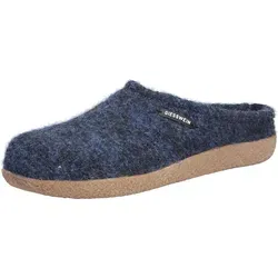 GIESSWEIN Hausschuh Veitsch - Ocean Blau, Unisex Filzpantoffeln - Herren-Hausschuhe aus 100% Schurwolle mit rutschfester Gummisohle für sicheren Halt. Waschbar bei 30°C und nachhaltig produziert für warme, trockene Füße.