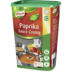 Knorr Paprika Sauce Cremig (1 kg) - Fertiggerichte: Cremige Paprikasauce, vielseitig einsetzbar und perfekt zu hellem Fleisch, Geflügel und Gemüsegerichten.