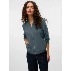 VERO MODA Damen Vmcoco L/S Bomber Ga Noos, Stormy Weather, x_s - Funktionsjacke von VERO MODA, pflegeleicht mit Stretchanteil, ideal für lässige Looks und bequemes Tragen.