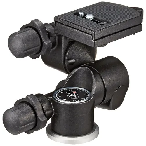 Manfrotto 410 Getriebeneiger Junior - Stativkopf für präzise Ausrichtung, ideal für Fotografen, die Wert auf Stabilität und Flexibilität legen.