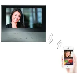 Bticino Classe 300 X13E Video-Hausstation - Haus-Alarmanlagen mit Hörerloser Farbvideo-Hausstation und 7" LCD-Touchscreen für einfache Bedienung und integrierter Induktionsschleife.