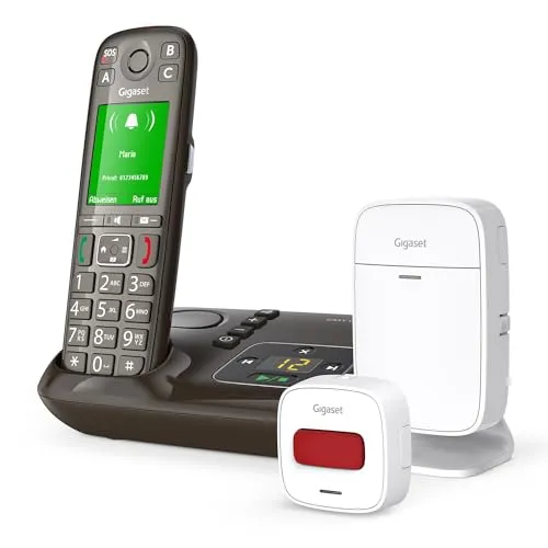 Gigaset Easy Care 600A - Intelligentes Assistenzsystem für Senioren - Festnetztelefon mit Notruf-System, Bewegungsmelder und SOS-Funktion für mehr Sicherheit im Alltag.