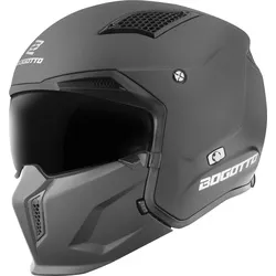 Bogotto Radic 22.06 Helm, schwarz, Größe M für Männer - Motorradhelm mit HIRP Schale für hohe Stoßfestigkeit, J-Homologation und ECE 22.06 Zertifizierung – ideal für sichere Fahrten.