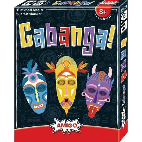 AMIGO 02353 CABANGA! Kartenspiel - Spannendes Spielvergnügen - Gesellschaftsspiel mit schnellem Spielverlauf, ideal für Freunde und Familie, in dem Mut zur Lücke belohnt wird und Minuspunkte gesammelt werden müssen!
