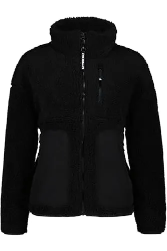 ALIFE and Kickin AnoukAK G Teddy Jacket – Damen Winterjacke - Stylische Funktionsjacke in Teddyplüsch-Optik für kalte Tage, mit hohem Kragen und kuscheligem Fleece-Innenfutter – ideal für Herbst und Winter.