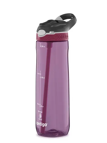 Ashland Tritan Renew Passionfruit 720ml - Nachhaltige Wasserflasche - Geschirr und umweltfreundlich - Diese große Wasserflasche besteht aus 50% recyceltem Tritan und bietet eine praktische Einhandbedienung sowie einen schützenden Spout-Cover gegen Schmutz.