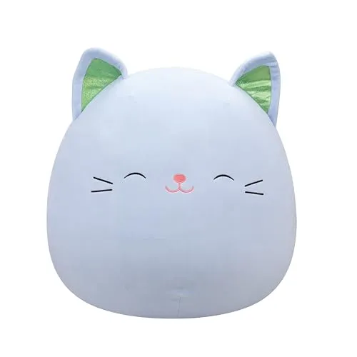 Squishmallows Jiovanne die Katze 50 cm - Ultraweiches Plüsch Kuscheltier - Weich- & Stoffpuppen: Offizielles Squishmallows-Kuscheltier aus hochwertigem Material, ideal zum Kuscheln und Sammeln, mit einzigartiger Biografie und Abenteuergeist.