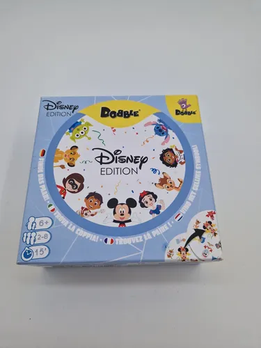 Zygomatic Dobble Disney Familienspiel - Gesellschaftsspiel für 2-8 Spieler ab 6 Jahren. Schnelles Reaktionsspiel mit 90 Karten, inspiriert von Disney und Pixar, ideal für die ganze Familie!