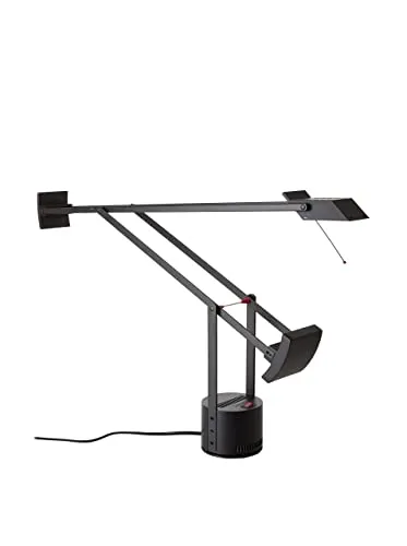 Tizio 35 T Tischleuchte Schwarz - Designklassiker von Artemide - Tischleuchte in Schwarz, entworfen von Richard Sapper. Flexibles Design mit präziser Lichtrichtung für optimale Beleuchtung beim Arbeiten und Lesen.