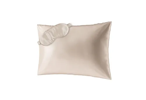 AILORIA Kissenbezüge BEAUTY SLEEP SET (70X50) - Luxuriöses Kissenbezug- und Schlafmasken-Set aus 100% Maulbeerseide, ideal für entspannten Schlaf und Schutz der Haare vor Haarbruch.