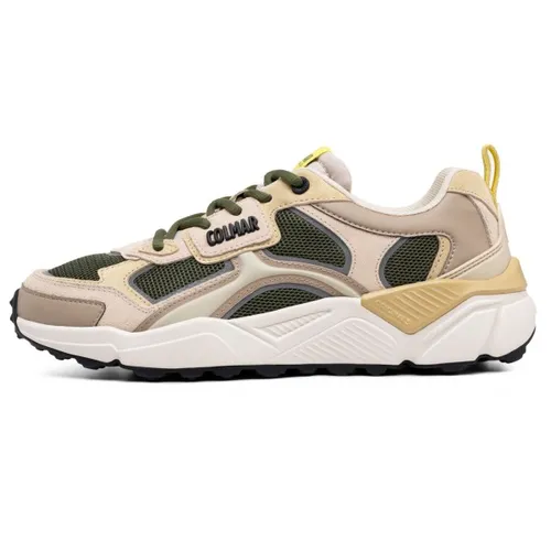 Colmar Garner Field Herren Sneaker - Bunte Sportschuhe in Größe 45 - Bunte Herren Sneaker für Freizeit und Sport. Aus Veloursleder und Synthetik, mit herausnehmbarer Innensohle und profiliertem Laufsohlenmaterial für optimalen Komfort.