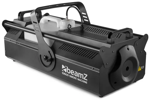 BeamZ S3500 Nebelmaschine - Effektmaschine mit 3500 Watt Leistung, kabelloser Fernbedienung und 5L Flüssigkeitskapazität – ideal für beeindruckende Lichtshows und Partys.