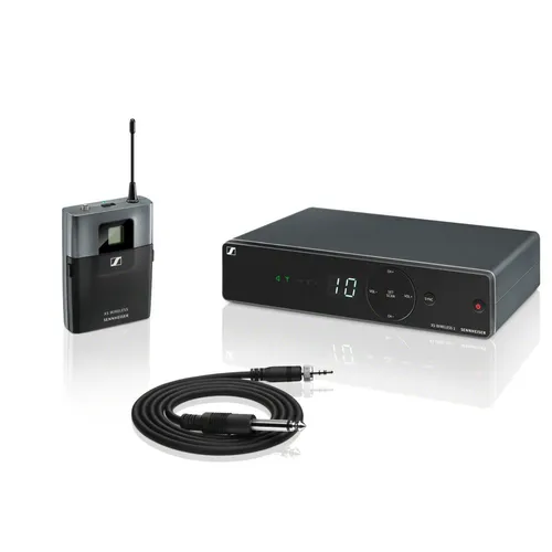 Sennheiser XSW 1-Ci1 E-Band Instrument Set - Mikrofone: Professionelles Diversity UHF Wireless System für Instrumente mit integrierter Antennen-Diversity und 24 MHz Schaltbandbreite, ideal für Live-Performances.