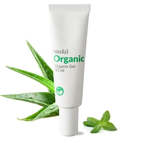 Sinful Organic Orgasmus Gel 30 ml – Orgassmusgel für Frauen – Stimulationsgel für Klitoris – Sex Gel Creme for Women – Intime Tropfen für Frauen Extrem