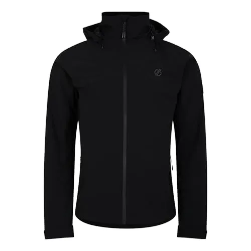 Dare 2b Herren Dare2b Switch Out II - Wasserdichte Outdoor-Jacke, Schwarz, L - Funktionsjacken aus recyceltem, atmungsaktivem Stretchgewebe mit versiegelten Nähten für perfekten Wetterschutz. Ideal für aktive Outdoor-Abenteuer.