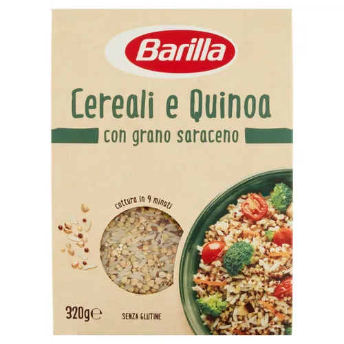 Barilla Cereali e Quinoa con grano saraceno Reis, Buchweizen italienisch 320g