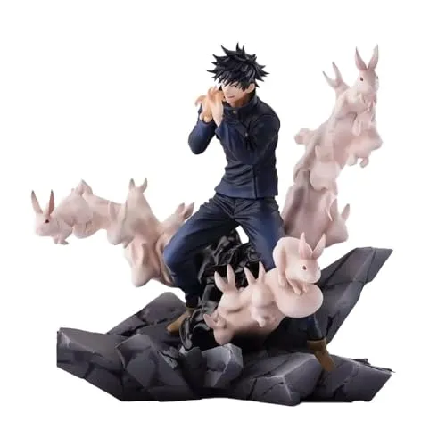 SEGA Jujutsu Kaisen Statuette PVC Figurizm Megumi Fushiguro 20 cm - Model Statuen, hochwertige und detailgetreue Figur von Megumi Fushiguro, ideal für Sammler und Fans von Jujutsu Kaisen, inkl. Standfuß und offizieller Lizenz.