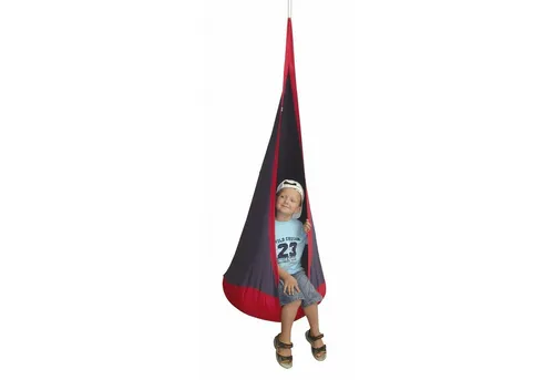 roba® Hängestuhl Hängesack – Blau mit aufblasbarem Kissen - Kissen für drinnen & draußen, pflegeleicht und ideal für Kinder ab 3 Jahren, sorgt für entspannte Momente und gemütliches Sitzen.