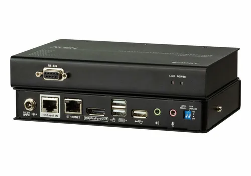 ATEN CE920 USB DP HDBaseT2.0 KVM Extender - KVM-Switches mit 4K Auflösung über 100 m, ideal für professionelle Anwendungen und große Entfernungen.