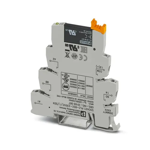 Phoenix Contact Optokoppler PLC-OSC-230 #2966809 - Sonstige Elektroinstallationsartikel, zuverlässiger Optokoppler mit Miniatur-Solid-State-Relais für präzise Eingabefunktionen und einfache Montage auf Tragschiene NS 35/7,5.
