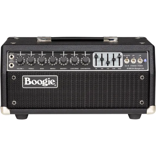 Mesa Boogie Mark IIC+ Gitarrenverstärker Topteil - Legendärer Röhrenverstärker mit 75 Watt Leistung, zwei schaltbaren Modi und integriertem 5-Band-EQ für vielseitige Klanggestaltung. Ideal für Studio und Bühne, inklusive Fußschalter und Schutzhülle.