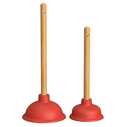 Nirox 2er Set Saugglocke - Pümpel mit 110 & 140 mm Durchmesser - Saugglocken & Halter, chemiefreies Werkzeug zur effektiven Beseitigung von Verstopfungen in Bad und Küche, ideal für umweltbewusste Haushalte.