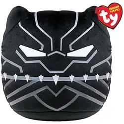 Ty Marvel Black Panther Squishy groß 35 cm - Flauschiges Kissen für Kinder, ideal zum Kuscheln und Spielen