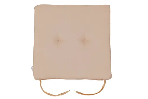 KETTtex Hockerauflage Sitzkissen Hocker Soraya 2072 natur 40x40x3,5 cm KETTtex